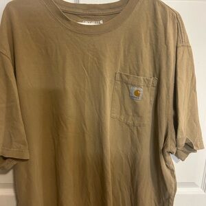 Carhartt Men's Brown Short Sleeve Pocket Tee